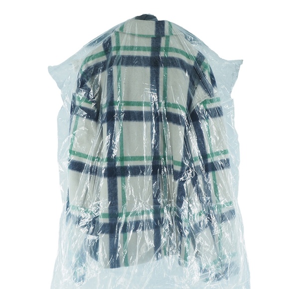 ASOS Men's WHITE Wool Mix Coat in Check - Picture 3 of 9